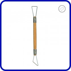 MERG07 - Mirette fil enroul&eacute; MERG fil rond 230 mm PETER LAVEM - 1