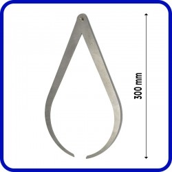 COM06 - Compas courbe alu 310 mm PETER LAVEM - 1