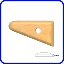 ESTB06 - Estèque en bois 110 mm PETER LAVEM - 1 ESTB06 - Estèque en bois 110 mm PETER LAVEM - 1