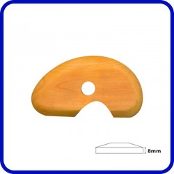 ESTB04 - Estèque en bois 100 mm PETER LAVEM - 1 ESTB04 - Estèque en bois 100 mm PETER LAVEM - 1