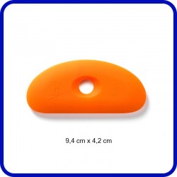 10195 - Est&egrave;que souple orange - 1