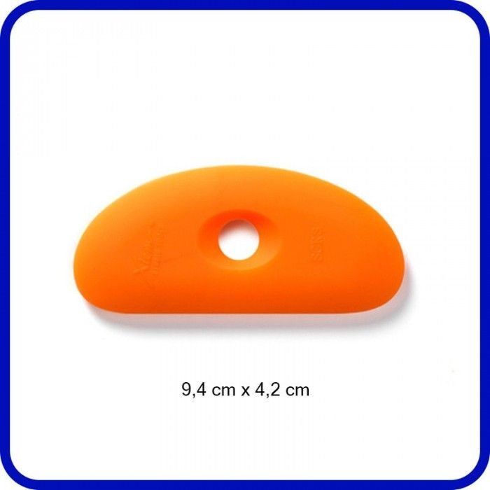 10195 - Estèque souple orange  - 1