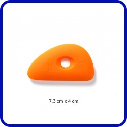 10194 - Est&egrave;que souple orange - 1
