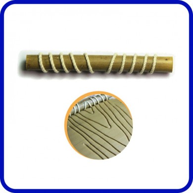 RM04 - Rouleau bambou à corde à motif PETER LAVEM - 1