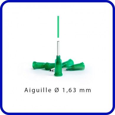 10068 - Kit de 5 canules verte de 1,63 mm XIEM TOOLS - 1