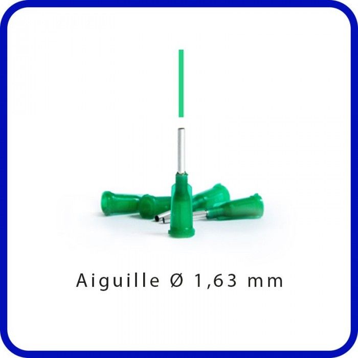 10068 - Kit de 5 canules verte de 1,63 mm XIEM TOOLS - 1