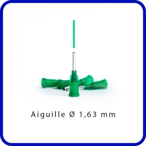 10068 - Kit de 5 canules verte de 1,63 mm XIEM TOOLS - 1