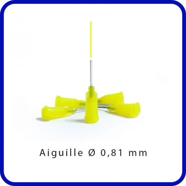10074 - Kit 5 canules jaune de 0,81 mm XIEM TOOLS - 1