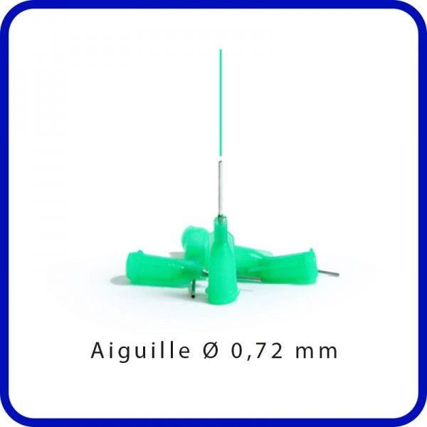 10075 - Kit 5 canules vert d'eau de 0,72 mm XIEM TOOLS - 1