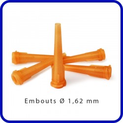 10311 - Kit 5 canules saumon de 1,63 mm XIEM TOOLS - 1