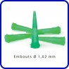 10313 - Kit 5 canules verte de 1,02 mm XIEM TOOLS - 1