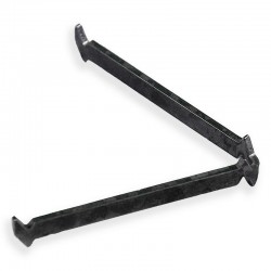 Support inox 3 pointes L 50 mm - 1200°C PETER LAVEM - 1 Support inox 3 pointes L 50 mm - 1200°C PETER LAVEM - 1