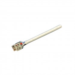 Canne pyrométrique couple S avec domino L 140 mm Canne pyrométrique couple S avec domino L 140 mm