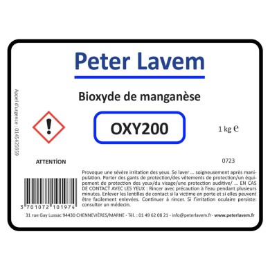 Bioxyde de manganèse Bioxyde de manganèse