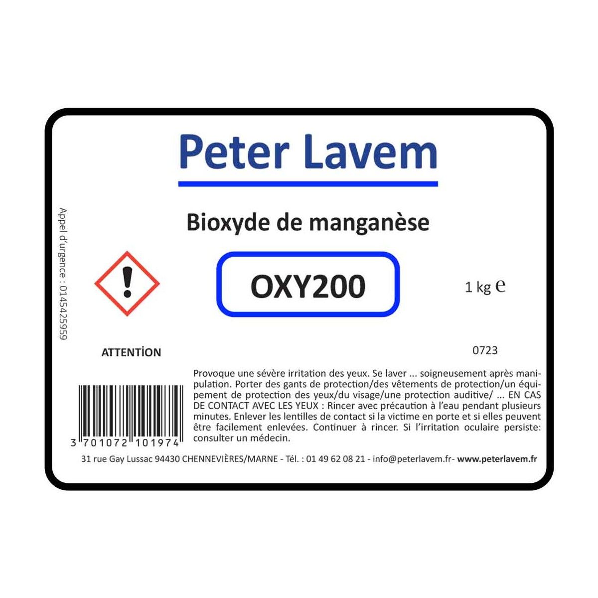 Bioxyde de manganèse