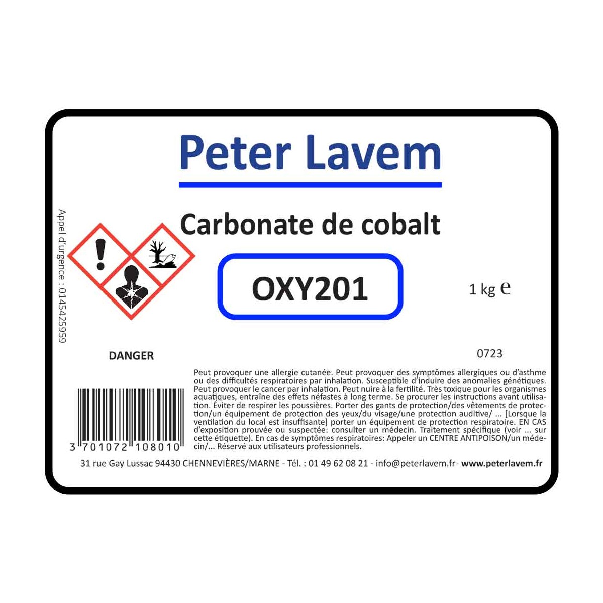 Carbonate de cobalt