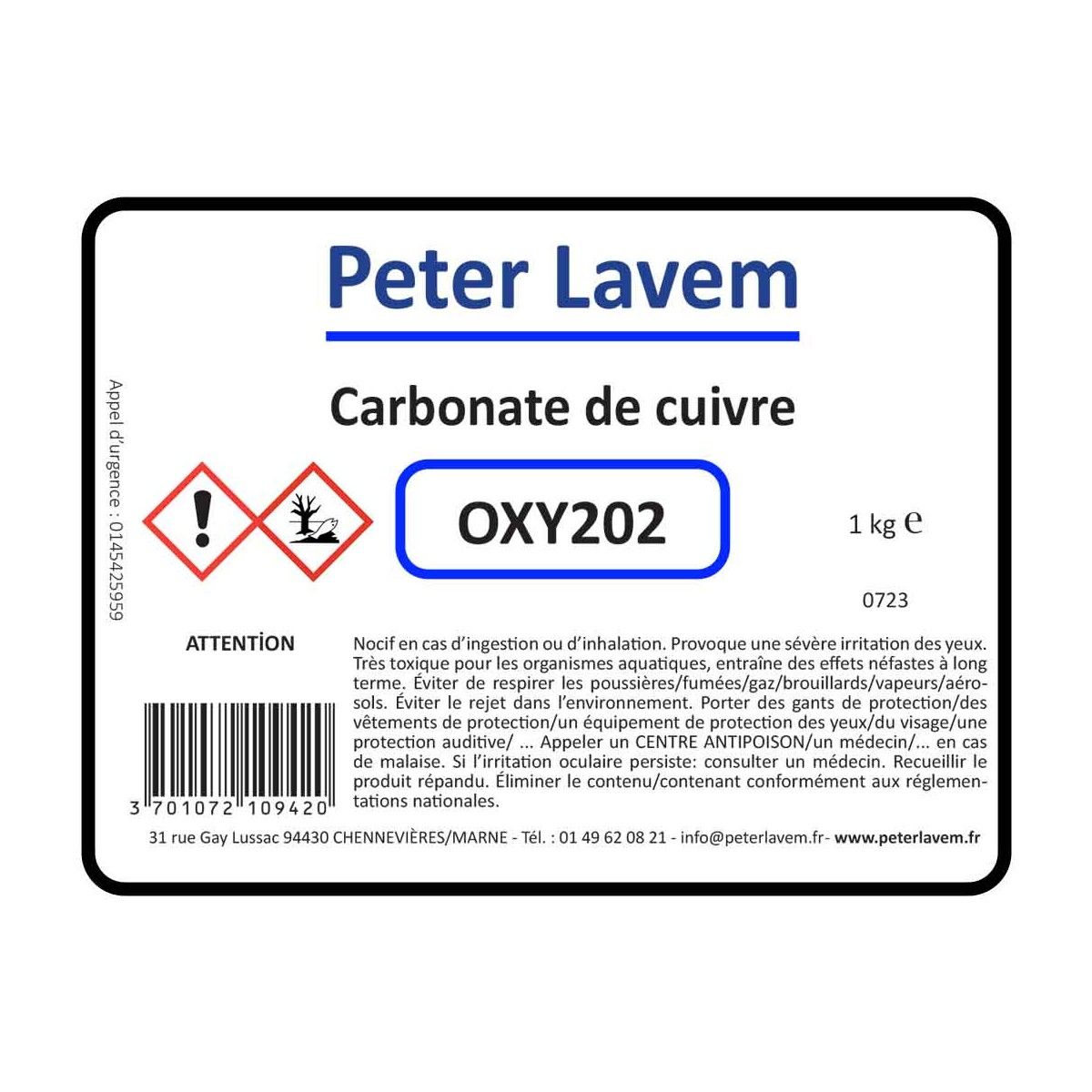 Carbonate de cuivre