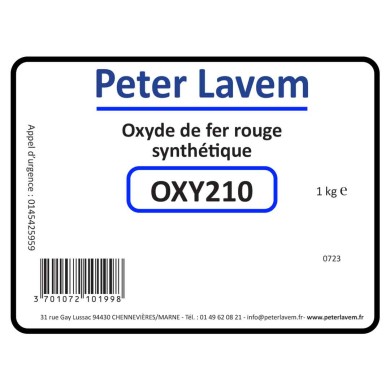Oxyde de fer rouge synthétique Oxyde de fer rouge synthétique