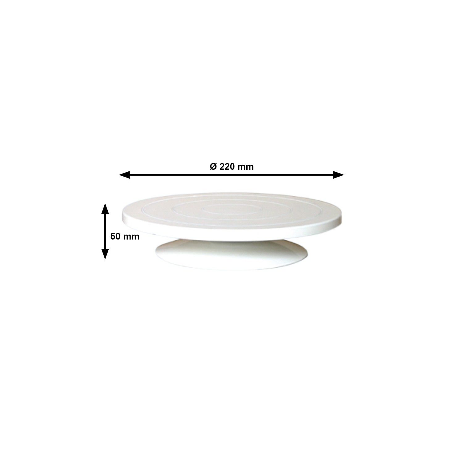 T22BF - Tournette de table Ø 220 mm H 55