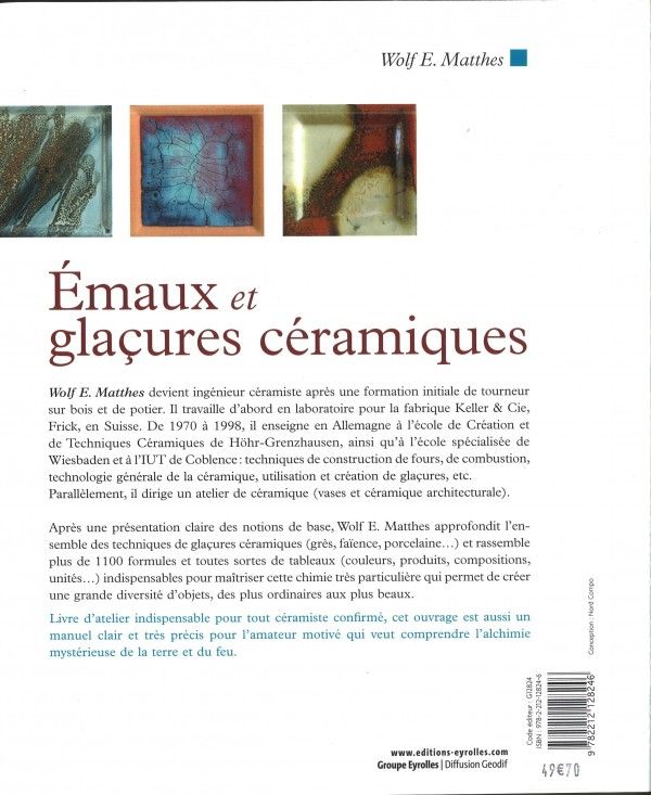 Emaux et glaçures céramiques