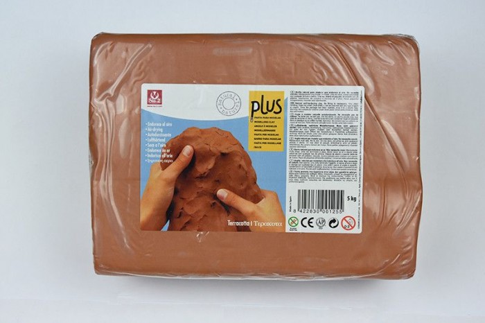 Argile auto-durcissante - Terracotta - 1 kg - Argile - Creavea