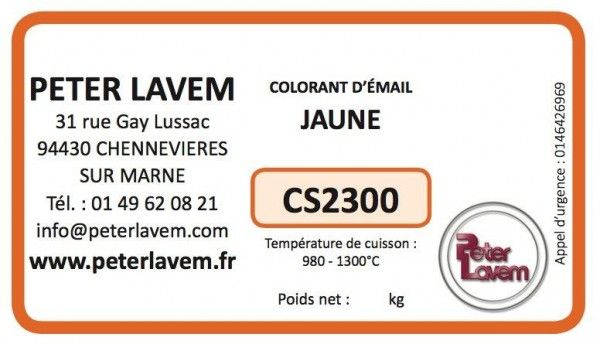 CS2300 - Colorant jaune JOHNSON MATTHEY - 2