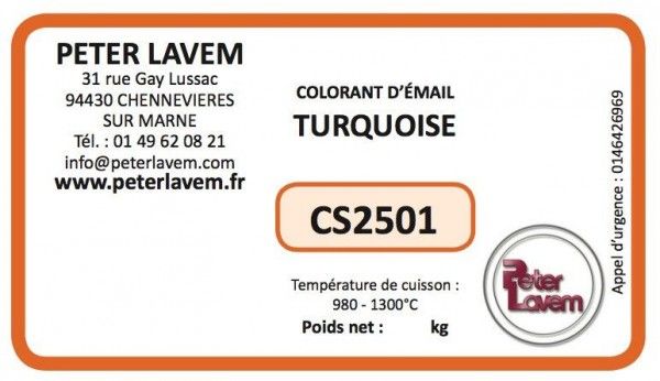 CS2501 - Colorant turquoise JOHNSON MATTHEY - 2