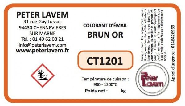 CT1201 - Colorant brun or JOHNSON MATTHEY - 2