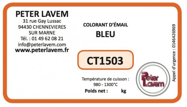 CT1503 - Colorant bleu (CO-Al) JOHNSON MATTHEY - 2