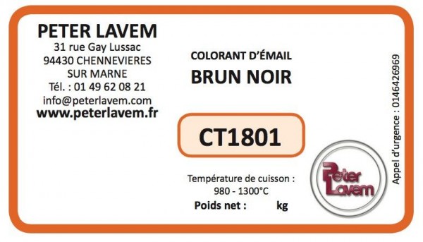 CT1801 - Colorant brun noir (fe-cr-ni) JOHNSON MATTHEY - 2