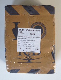 FA160 - Fa&iuml;ence ocre lisse BECK - 1
