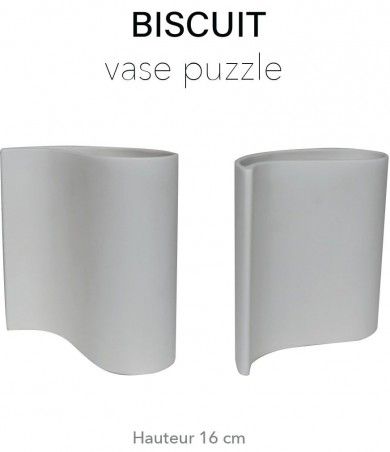 Biscuit - Vase Puzzle 16 cm PETER LAVEM - 1