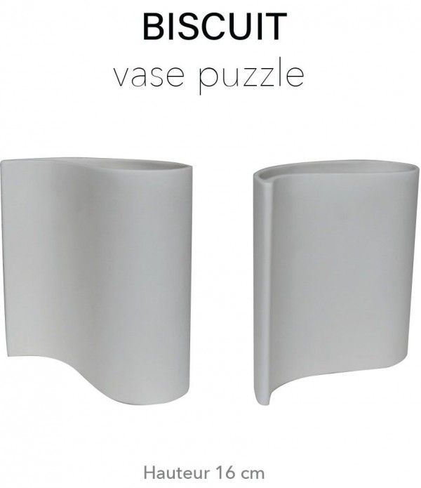 Biscuit - Vase Puzzle 16 cm PETER LAVEM - 1