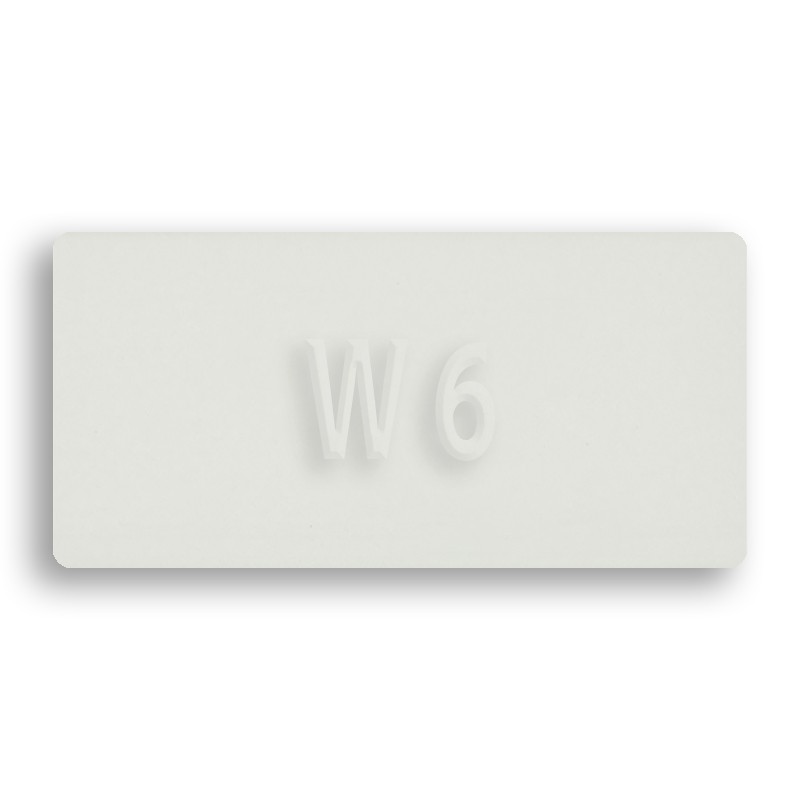 W6 - Faïence blanche